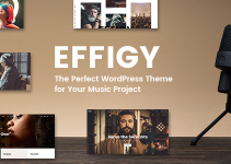 Effigy - A Clean and Professional Music WordPress Theme
