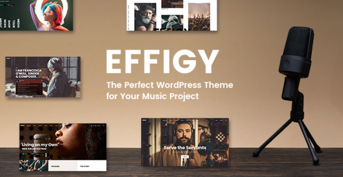 Effigy - A Clean and Professional Music WordPress Theme