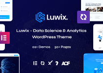 Luwix - Data Science & Analytics WordPress Theme