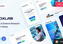 Bioxlab - Laboratory & Science Research WordPress Theme