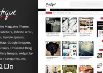 Boutique Grid = Creative Magazine WordPress Theme