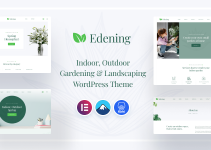 Edening - Landscape Gardening WordPress Theme
