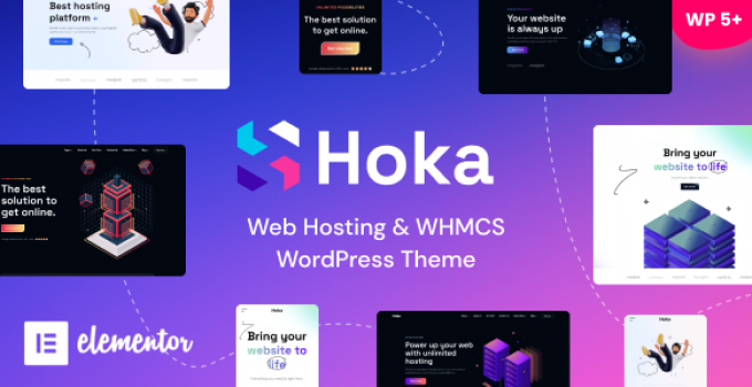 Hoka - Web Hosting & IT Solutions WordPress Theme