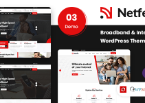 Netfee - Broadband & Internet WordPress Theme