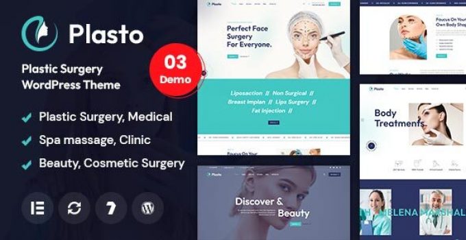 Plasto - Plastic Surgery WordPress Theme