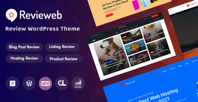 Revieweb - Review WordPress Theme