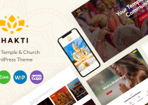 Shakti - Krishna Temple & Church WordPress Theme