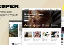 Wesper - WordPress Theme for Blogs & Magazines