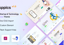 Appics - SaaS Startup & Technology WordPress Theme