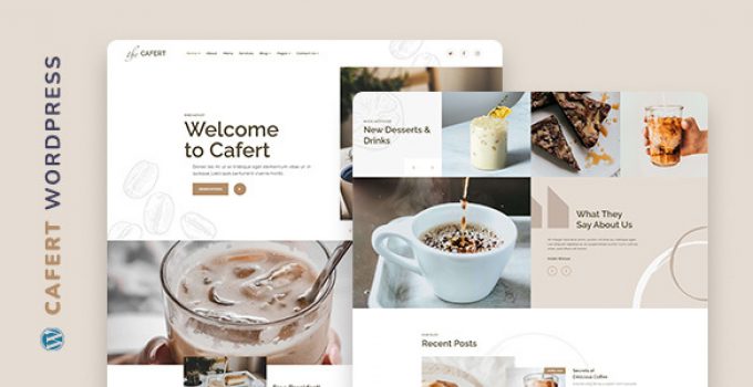 Cafert – Cafe and Restaurant WordPress Theme