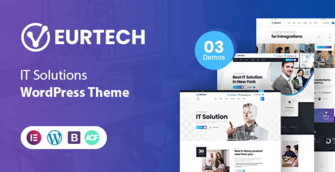 Eurtech - IT Solutions WordPress Theme