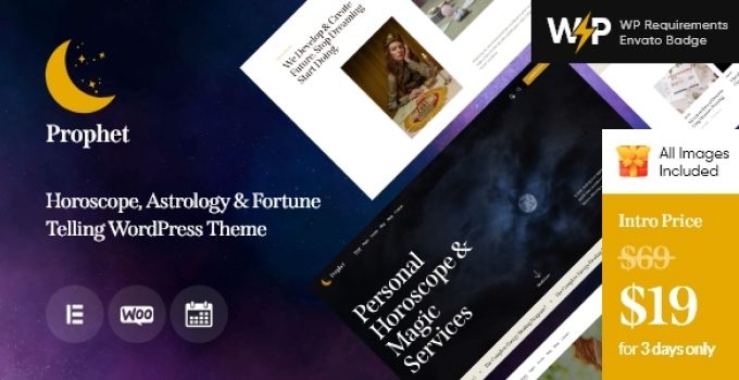 Prophet - Horoscope & Astrology WordPress Theme