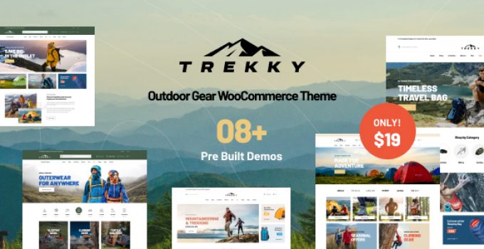 Trekky - Outdoor Gear WooCommerce Theme