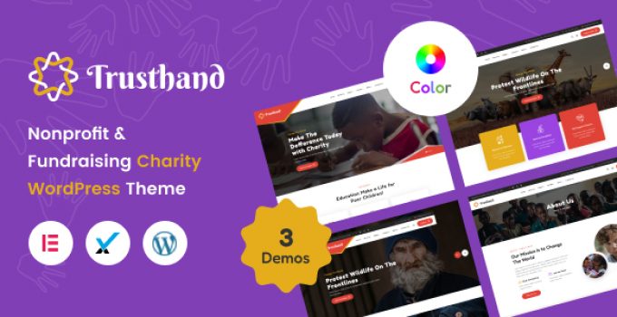 Trusthand - Charity WordPress Theme