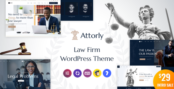 Attorly - Law Firm WordPress Theme