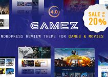 Best WordPress Review Theme For Games, Movies And Music - Gamez
