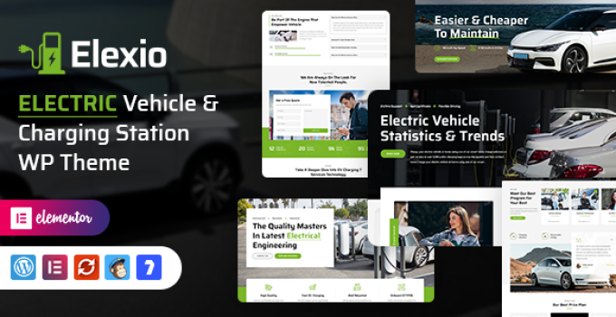 Elexio - Electric Mobility WordPress Theme