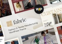 Fabric - Fashion & Textile Manufacturing WordPress Theme