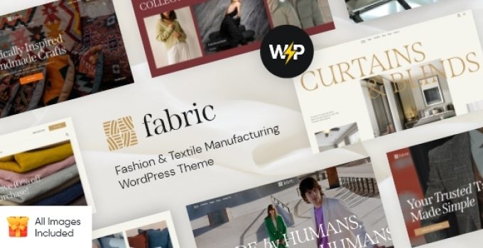Fabric - Fashion & Textile Manufacturing WordPress Theme