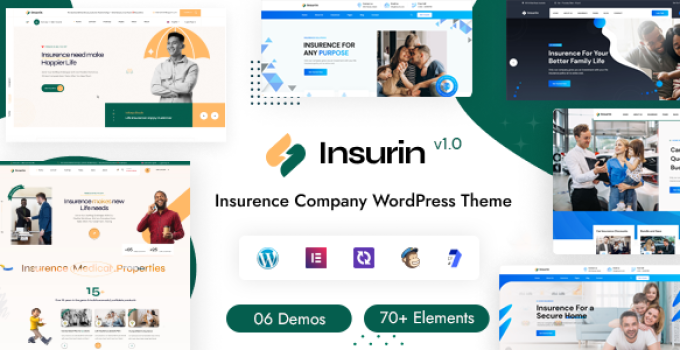 Insurin - Insurance WordPress Theme