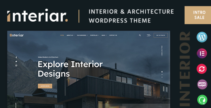 Interiar - Interior Company WordPress Theme