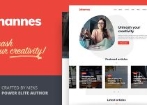Johannes - Personal Blog Theme for Authors and Publishers