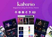 Katerio - Magazine & Blog WordPress Theme