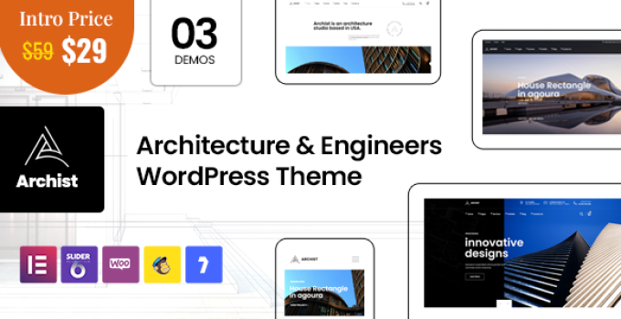 Archist - Architecture & Interior WordPress Theme