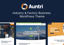 Auntri - Industry & Factory WordPress Theme