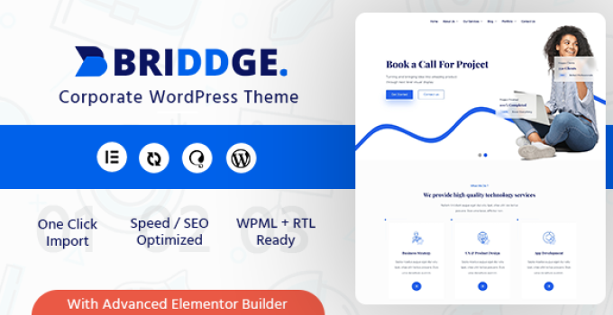 Briddge - Corporate WordPress Theme
