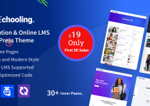 Echooling - Online Courses & Education WordPress Theme