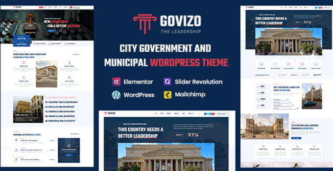 Govizo - Municipal and Government WordPress Theme
