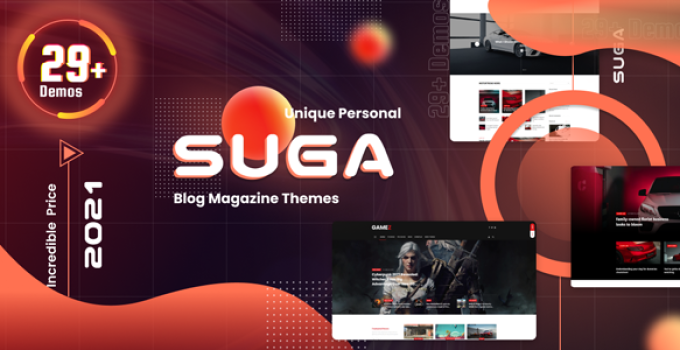 Suga - Ecommerce Magazine WordPress Theme