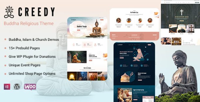 Creedy - Religion Charity WordPress Theme