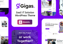 Gigas - SaaS WordPress Theme