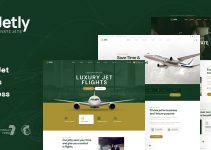 Jetly - Private Jet Charters WordPress Theme