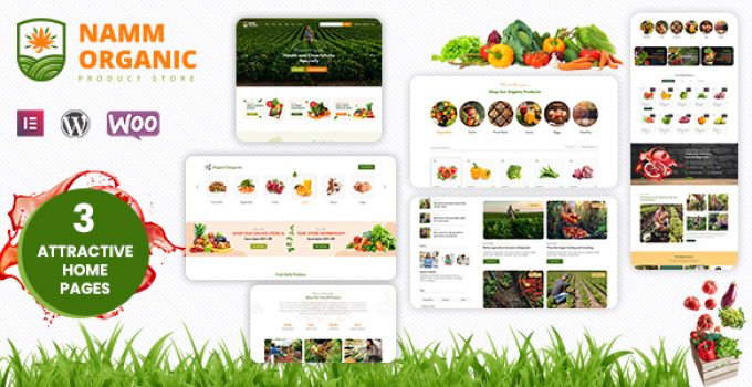 Namm - Organic Food & Agriculture WordPress Theme