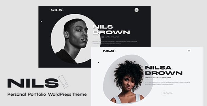 Nils - Personal Portfolio WordPress Theme