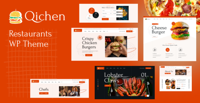 Qichen - Online Restaurant WordPress Theme