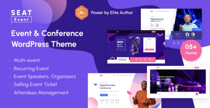 SEATevent - Event & Conference WordPress Theme
