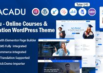 Acadu – Online Courses & Education WordPress Theme