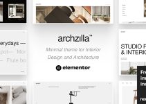 Archzilla - Minimal Theme for Interior Design and Architecture