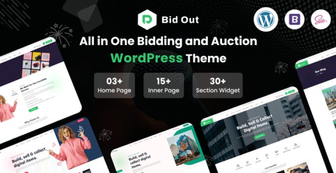 Bidout - Multivendor Bid and Auction WordPress Theme