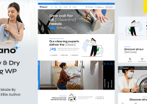Cleano - Dry Cleaning & Laundry Service WordPress Theme