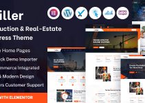 Driller - Construction & Real Estate Company WordPress Theme