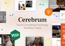 Сerebrum - Trauma Counseling & Psychology WordPress Theme