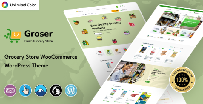 Groser - Grocery Store WooCommerce WordPress Theme