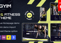 Gyim - Gym and Fitness WordPress Theme