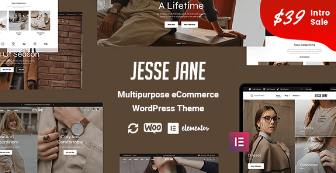 JesseJane - Multipurpose WooCommerce WordPress Theme + RTL