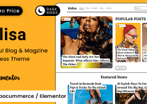 Kalisa | Blog & Magazine WordPress Theme